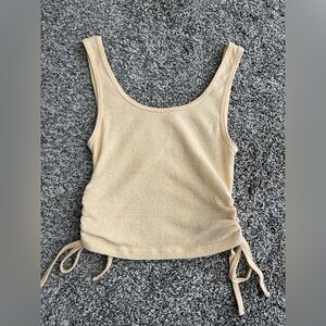 PacSun Yellow Cropped Tank Top